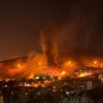آتش سوزی اوین بازداشتگاه اوین