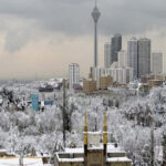 بارش برف در تهران سرما