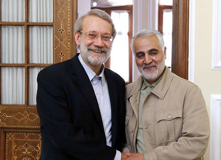 سردار سلیمانی با جریاناتی که در جامعه قطببندی میکند مخالف بود 2 لاريجاني سليماني