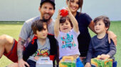 لیونل مسی و خانواده اش