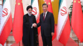 استقبال از رئیس جمهور ایران در چین