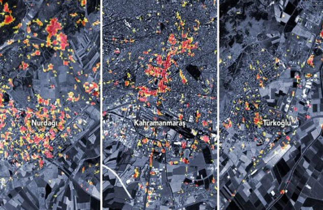 تصاویر ناسا از زلزله ترکیه و سوریه