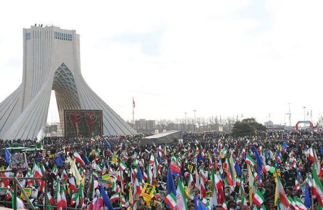 عکس راهپیمایی 22 بهمن تهران