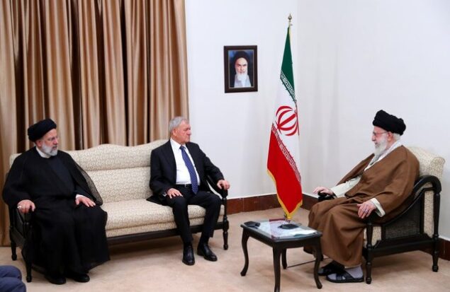 دیدار رهبری با رئیس جمهور عراق