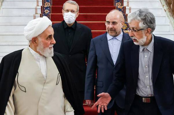 عکس / روسای سابق مجلس در افطاری قالیباف 3 روساي مجلس شوراي اسلامي