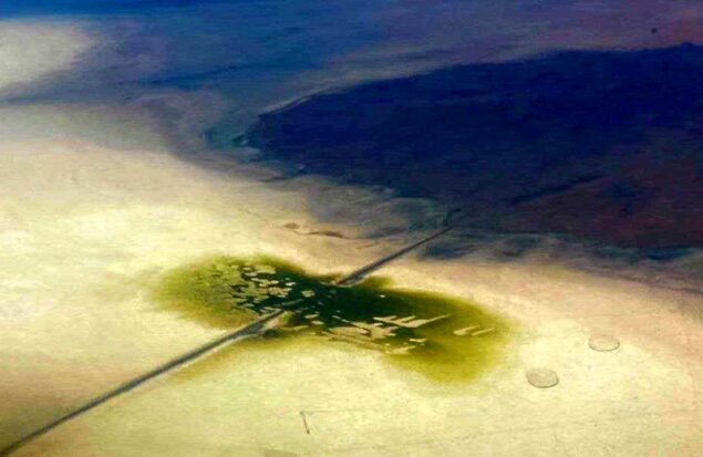 عکس ناسا از دریاچه ارومیه