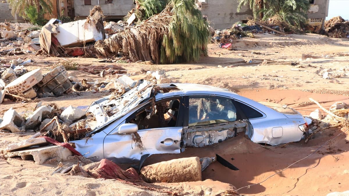 تلفات سیل لیبی