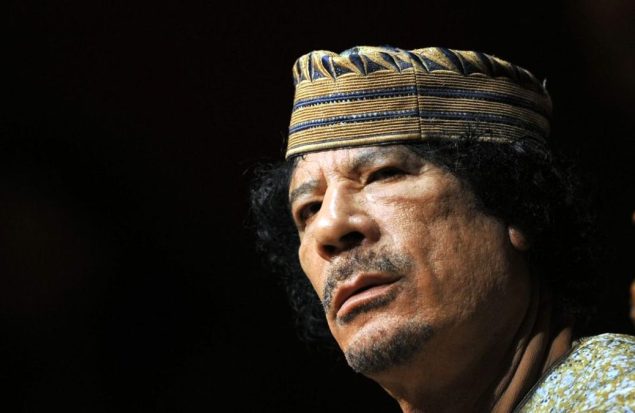 سرهنگ قذافی دیکتاتور لیبی