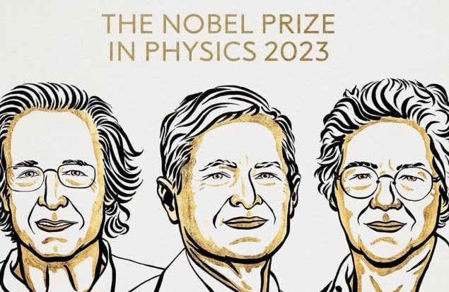 برندگان نوبل فیزیک ۲۰۲۳