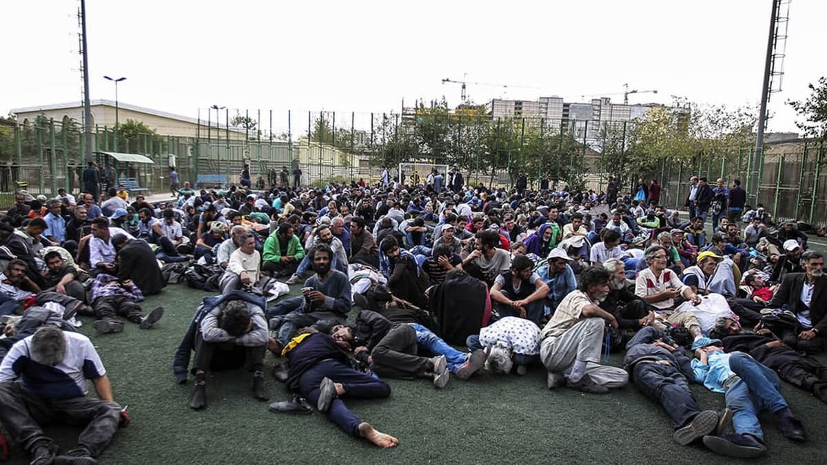 رشد چشمگیر معتادان متجاهر در تهران بزرگ