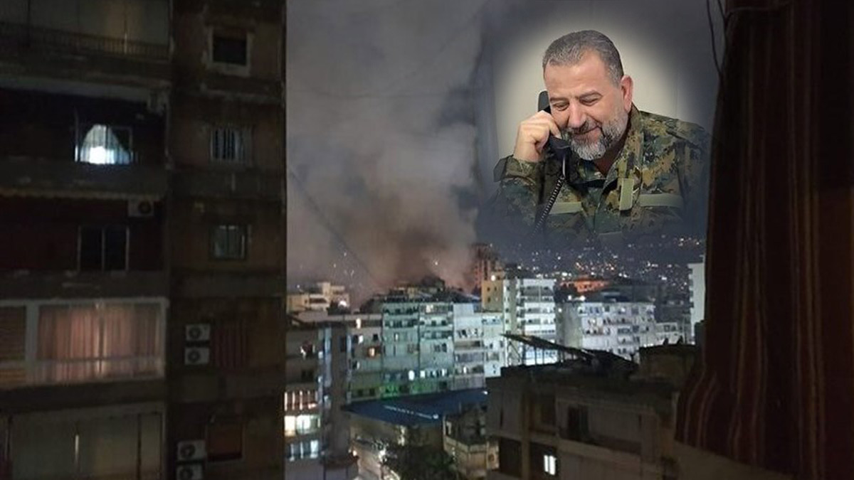 حمله پهپادی اسرائیل به دفتر حماس در بیروت