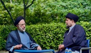 دیدار امروز سید محمد خاتمی و سید حسن خمینی 1 سید محمد خاتمی و سید حسن خمینی